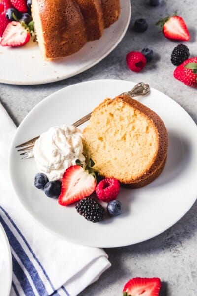 Sour Cream Pound Cake - House of Nash Eats