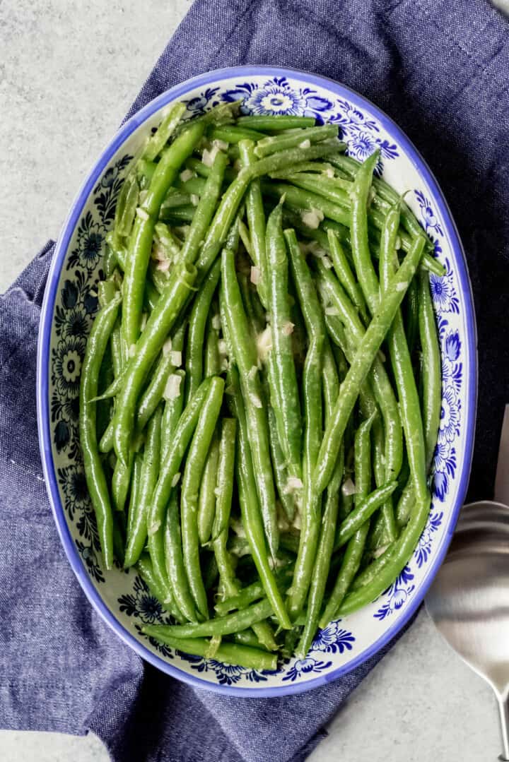 Haricot Verts with Dijon Vinaigrette - House of Nash Eats