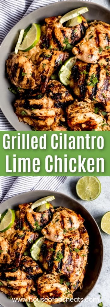 Grilled Cilantro Lime Chicken Thighs - House of Nash Eats