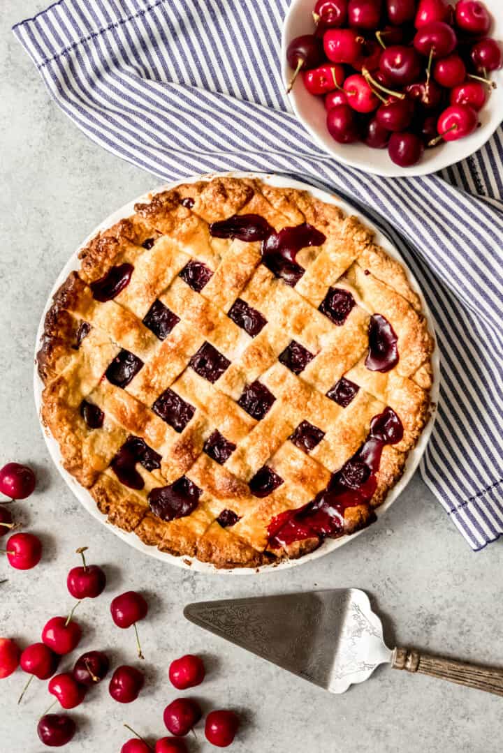 Homemade Cherry Pie From Scratch - House of Nash Eats