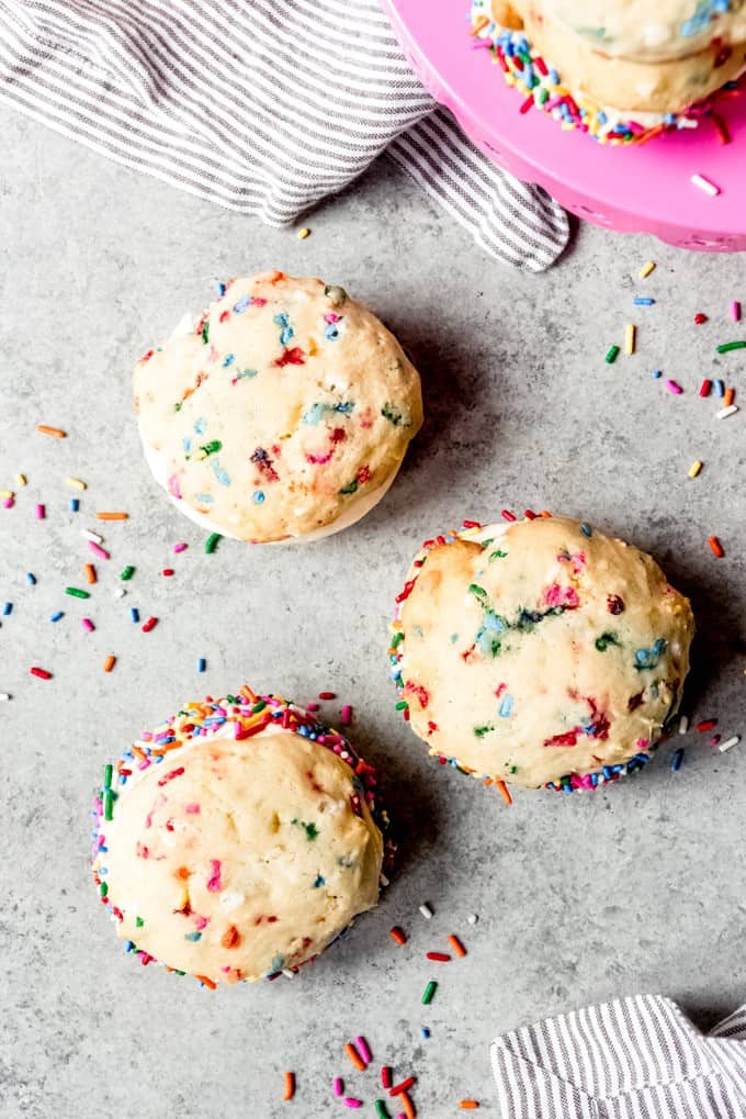 An image of homemade funfetti cookies.
