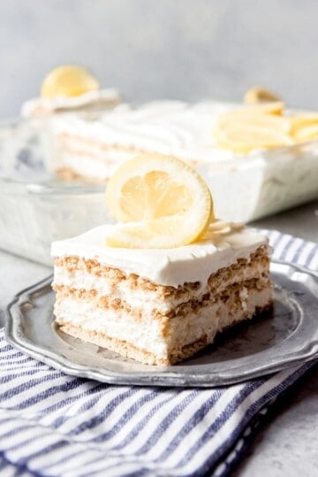 Easy Lemon Icebox Cake - House of Nash Eats