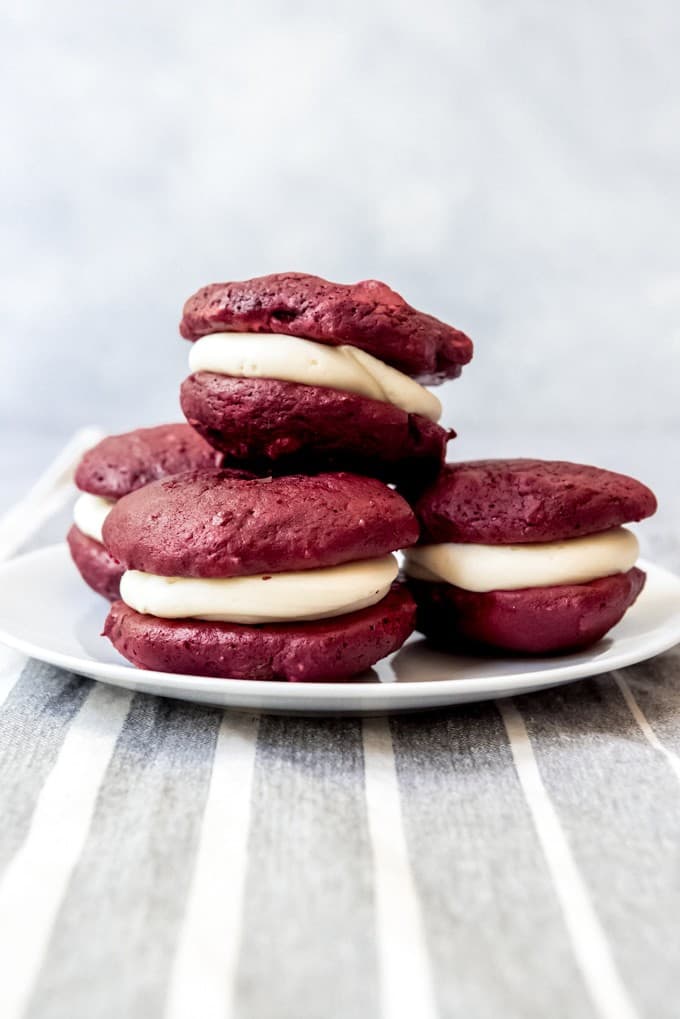 Easy Homemade Red Velvet Whoopie Pies House Of Nash Eats