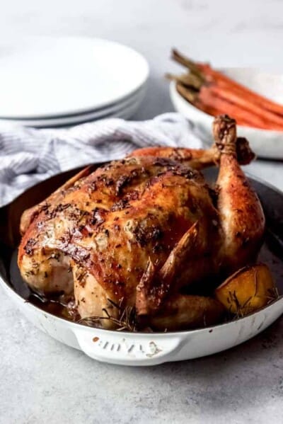 My Best Slow Roasted Chicken Recipe - House of Nash Eats