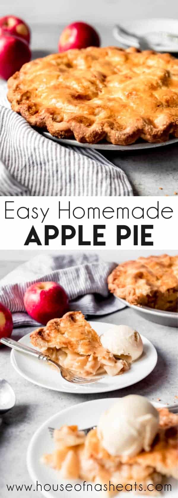 Easy homemade apple pie