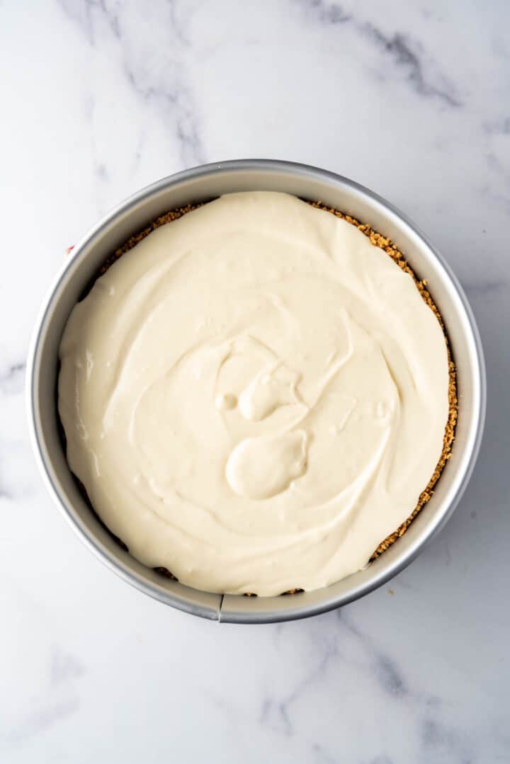 Swirled Cranberry Cheesecake With White Chocolate Mousse House Of swirled-cranberry-cheesecake-with-white-chocolate-mousse-house-of