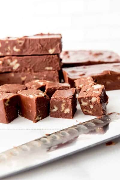 Chocolate Walnut Fudge - House of Nash Eats