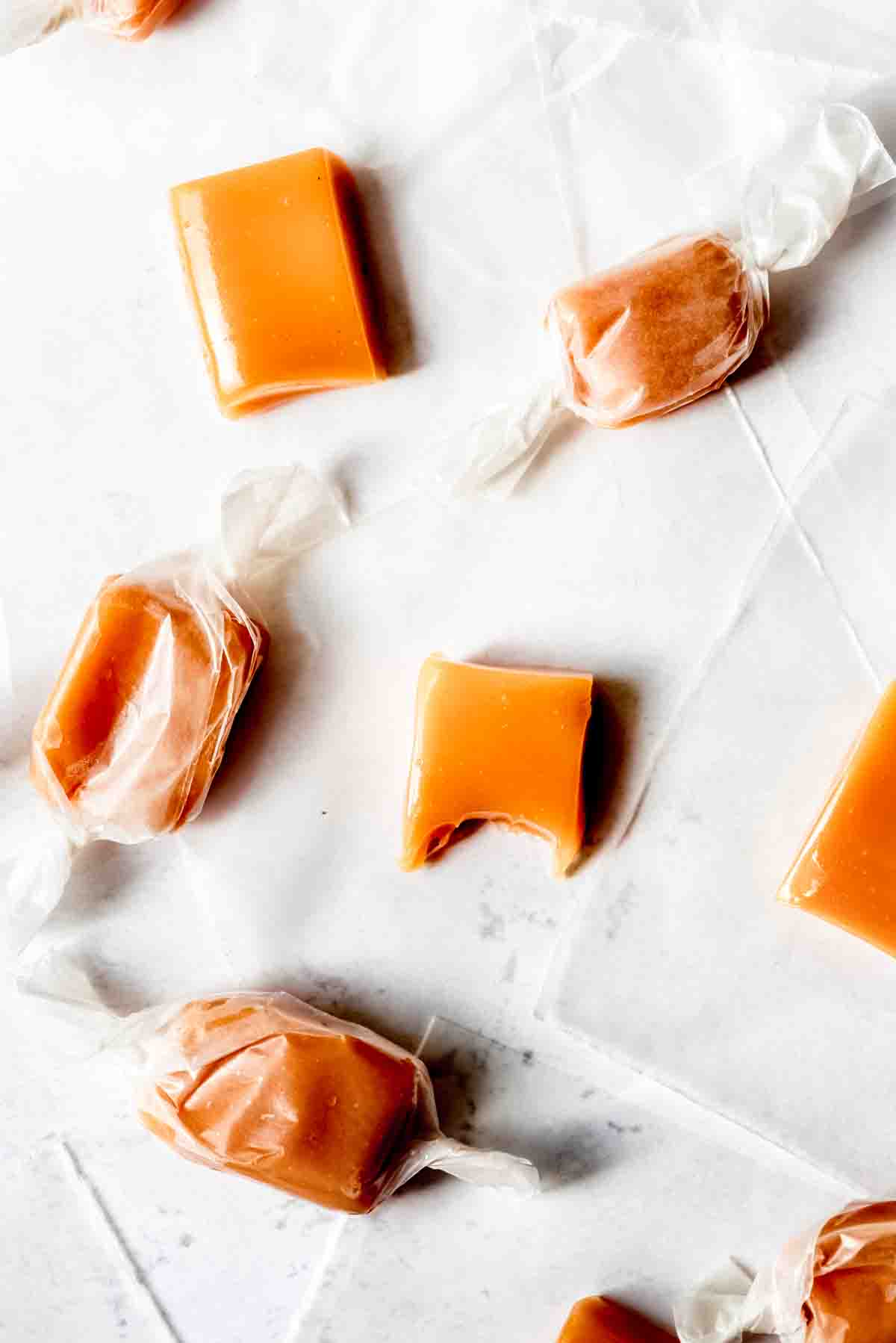 An image of buttery, soft cream caramels.