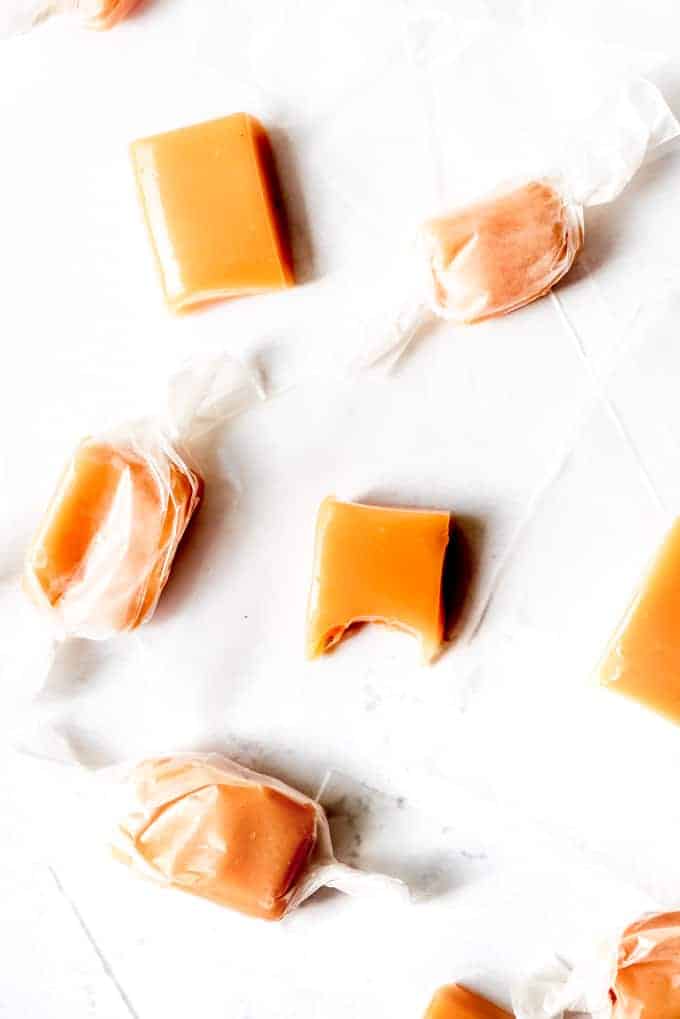 An image of buttery, soft cream caramels.