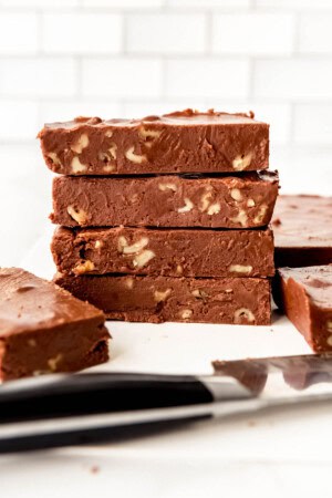 Chocolate Walnut Fudge - House of Nash Eats