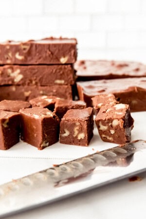 Chocolate Walnut Fudge - House of Nash Eats