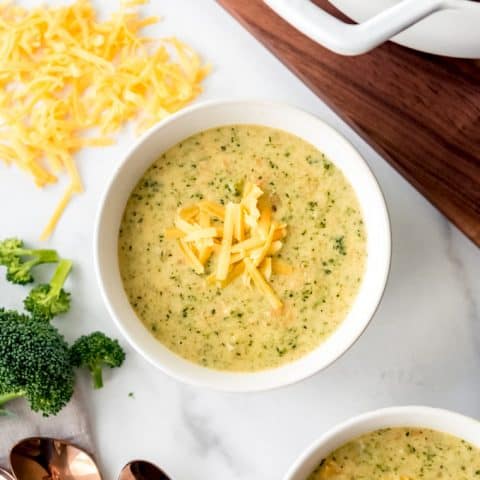 Better-Than-Panera Broccoli Cheese Soup - House of Nash Eats