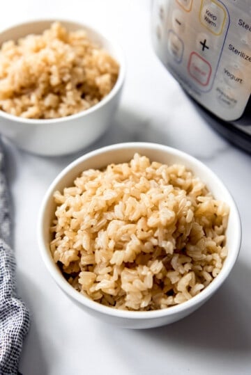 How to Make Instant Pot Brown Rice - House of Nash Eats