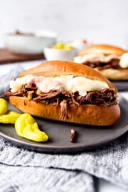 Crock Pot Italian Beef Sandwiches - House of Nash Eats