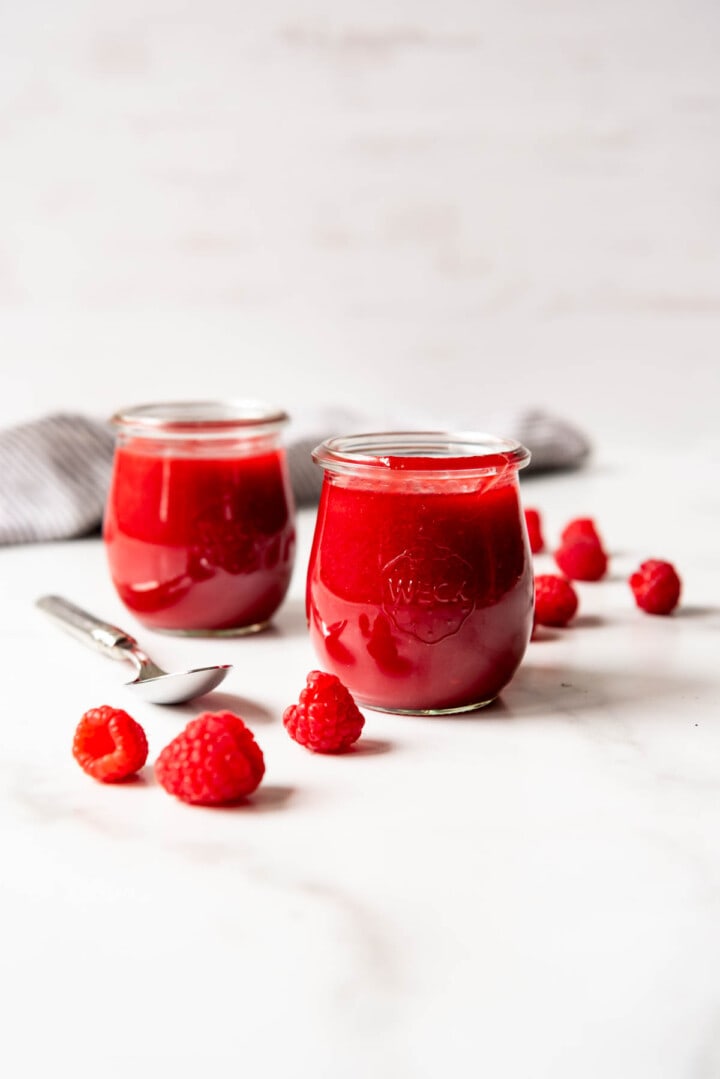 Easy Raspberry Coulis Recipe - House of Nash Eats