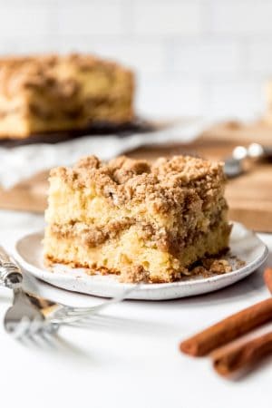 BEST Cinnamon Sour Cream Coffee Cake - House of Nash Eats