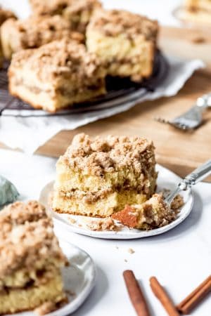 BEST Cinnamon Sour Cream Coffee Cake - House of Nash Eats