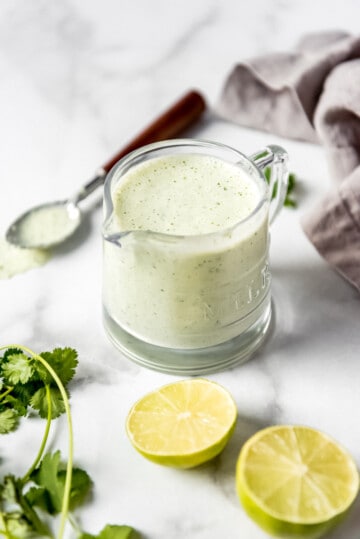 Creamy Cilantro Lime Dressing Recipe House Of Nash Eats 3566