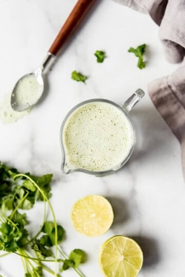 Creamy Cilantro Lime Dressing Recipe - House of Nash Eats