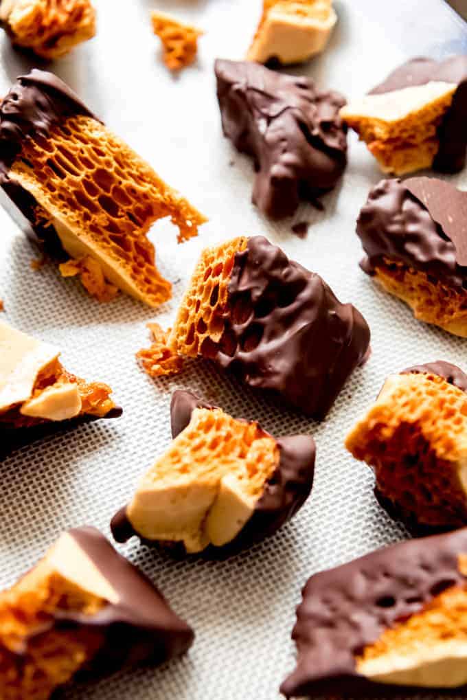 Chocolate Covered Honeycomb - House of Nash Eats