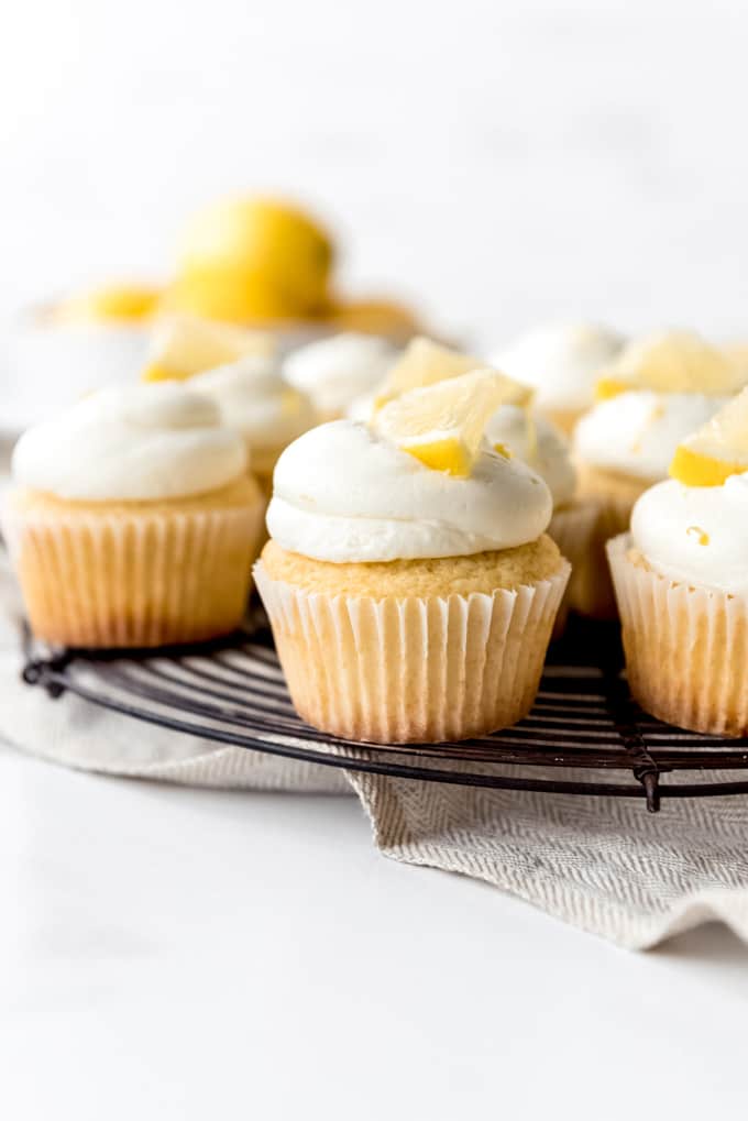 Lemon Cupcakes with Lemon Frosting House of Nash Eats