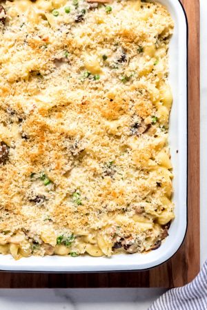 The Best Homemade Tuna Noodle Casserole - House Of Nash Eats