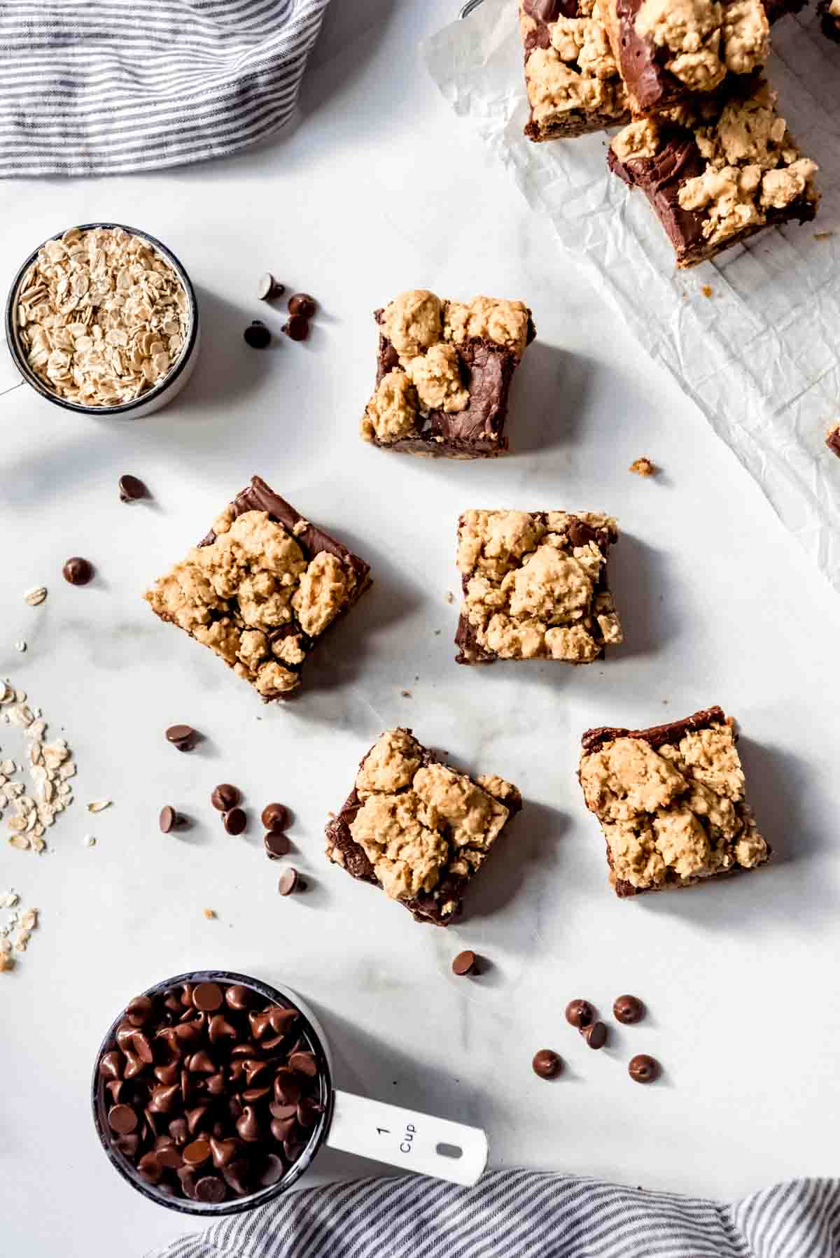 An image of copycat Starbucks oatmeal fudge bars.