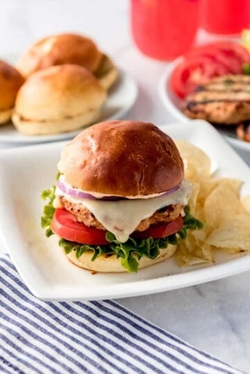 Moist and Juicy Grilled Turkey Burgers - House of Nash Eats