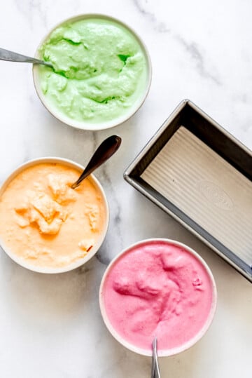 Homemade Rainbow Sherbet With Real Fruit Flavor - House Of Nash Eats