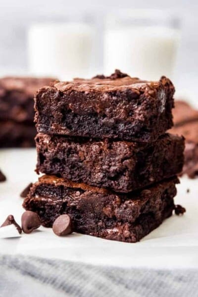 Super Fudgy Homemade Brownies From Scratch - House Of Nash Eats