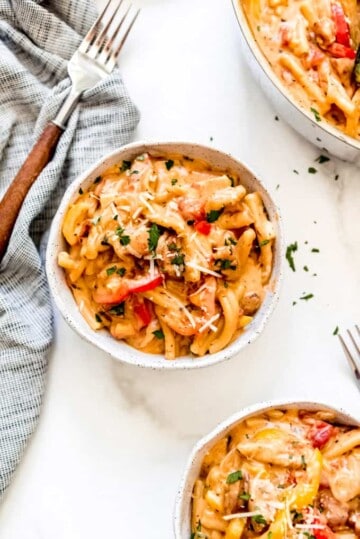 Cajun Pasta with Sausage and Peppers - House of Nash Eats