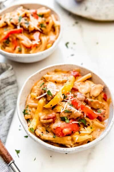 Cajun Pasta with Sausage and Peppers - House of Nash Eats