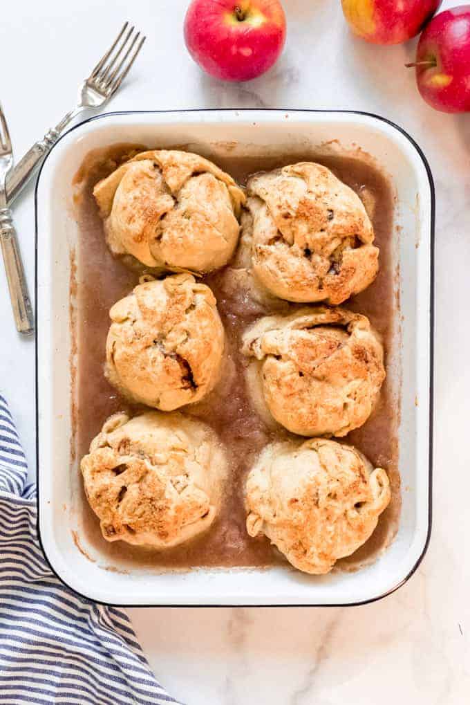 Old-Fashioned Apple Dumplings - Brown Eyed Baker