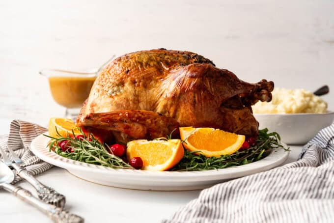 Juicy Roast Turkey with a Butter Herb Rub - House of Nash Eats