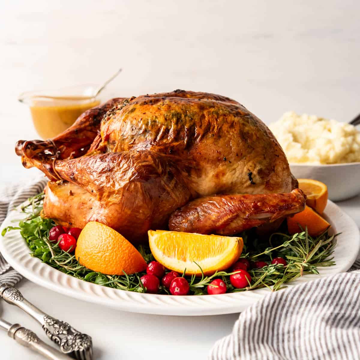 Best Garlic Herb Roasted Turkey