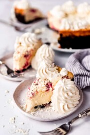 Raspberry White Chocolate Cheesecake - House of Nash Eats