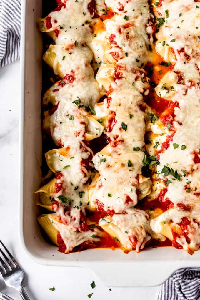 the best spinach and ricotta stuffed shells