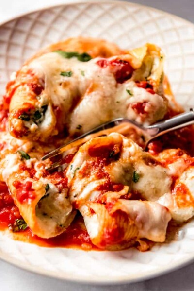 Spinach and Ricotta Stuffed Shells - House of Nash Eats