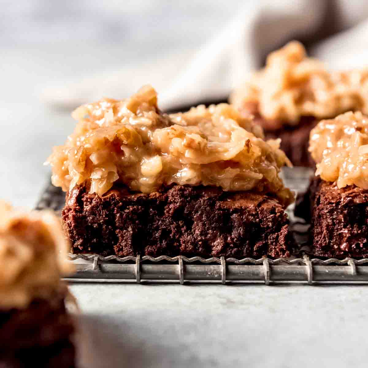 German Chocolate Brownies