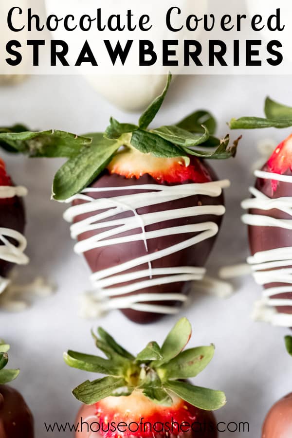 Pink & White Chocolate Covered Strawberries - In the Kids' Kitchen