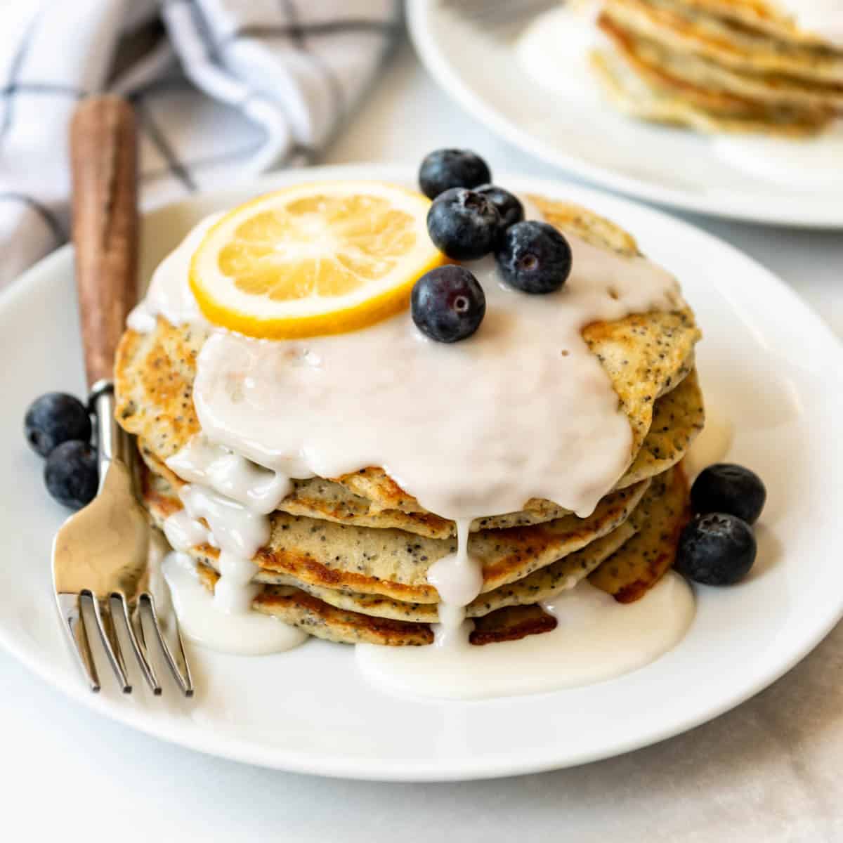 Lemon Poppy Seed Pancakes