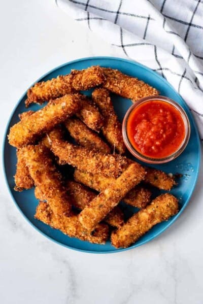 Homemade Mozzarella Sticks - House of Nash Eats