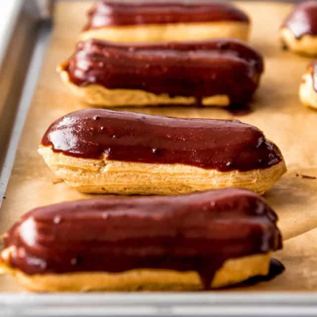 Classic Homemade Eclairs - House of Nash Eats