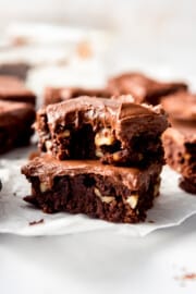 Chocolate Frosted Dream Brownies - House of Nash Eats