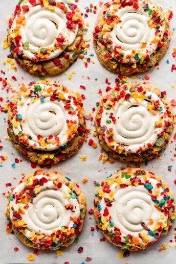 Frosted Fruity Pebbles Cookies House Of Nash Eats