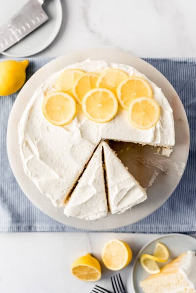 Luscious Lemon Layer Cake - House of Nash Eats