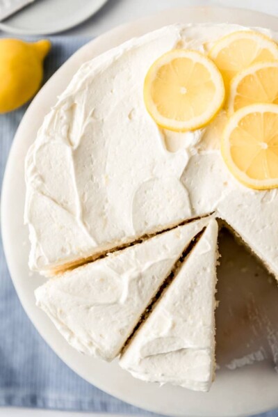 Luscious Lemon Layer Cake - House of Nash Eats