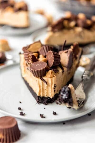 Peanut Butter Pie Recipe (No Bake) - House of Nash Eats