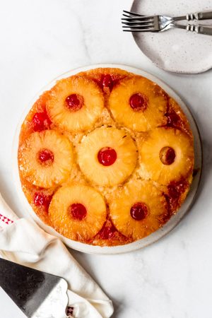 Old Fashioned Pineapple Upside Down Cake (Recipe from Scratch) - House ...