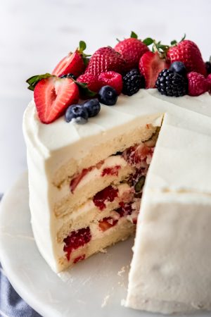 Berry Chantilly Cake Recipe - House of Nash Eats